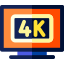 4K Ultra HD and 60 FPS sports streaming icon