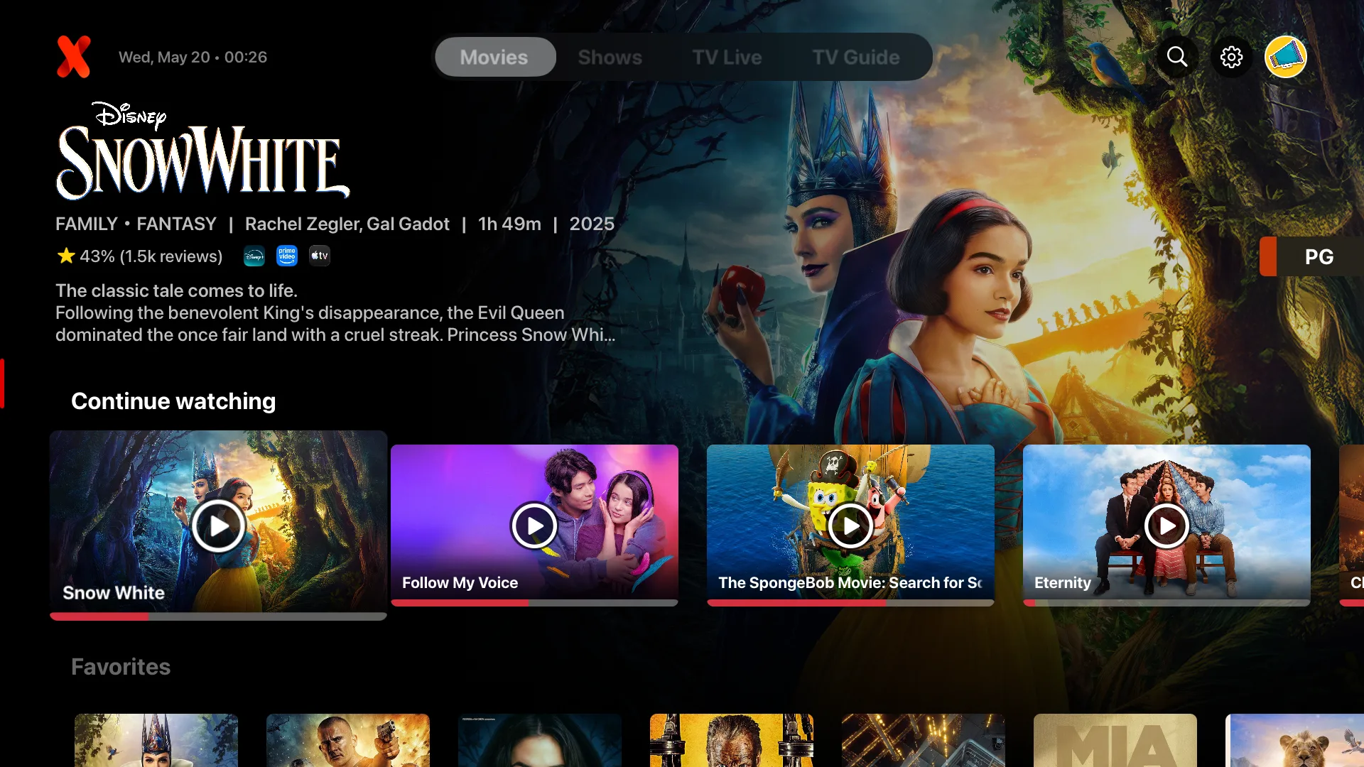 4K Movies on Demand